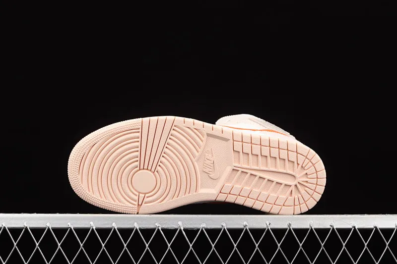 All categories Air Jordan Jordan series basketball shoes Air Jordan 1 Mid G version pure original Air Jordan 1 Mid AJ1 Joe 1 corduroy orange Chinese basketball shoes DA8009-108